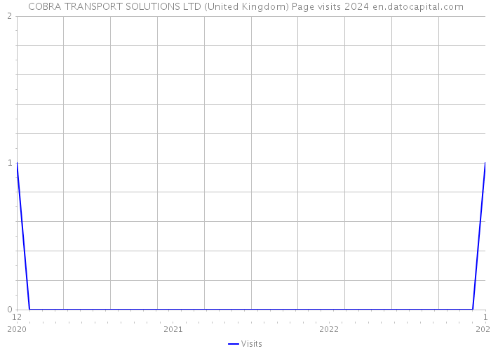 COBRA TRANSPORT SOLUTIONS LTD (United Kingdom) Page visits 2024 