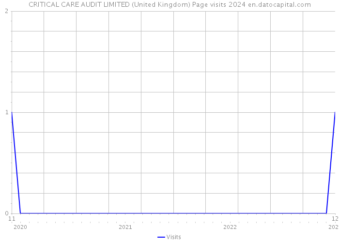 CRITICAL CARE AUDIT LIMITED (United Kingdom) Page visits 2024 