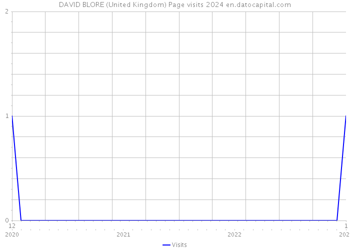 DAVID BLORE (United Kingdom) Page visits 2024 