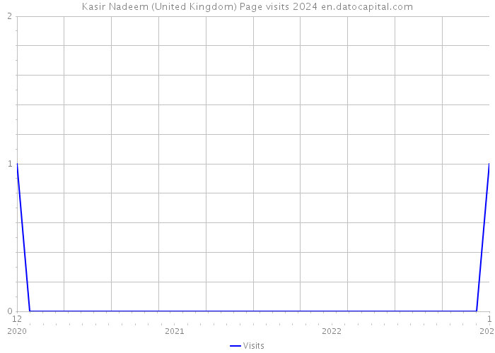 Kasir Nadeem (United Kingdom) Page visits 2024 