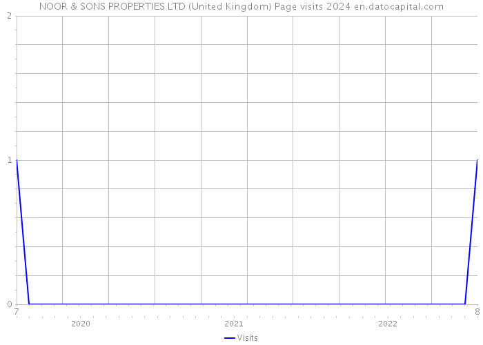 NOOR & SONS PROPERTIES LTD (United Kingdom) Page visits 2024 