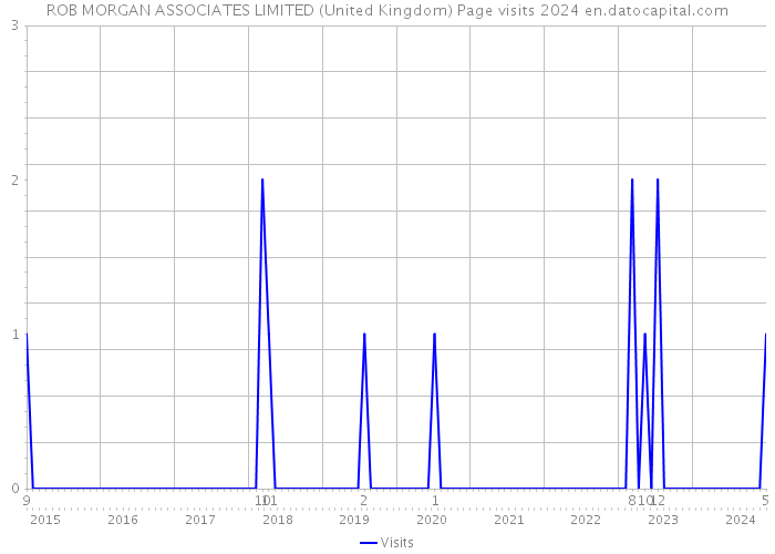 ROB MORGAN ASSOCIATES LIMITED (United Kingdom) Page visits 2024 