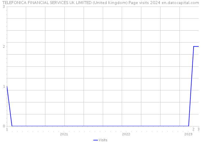 TELEFONICA FINANCIAL SERVICES UK LIMITED (United Kingdom) Page visits 2024 