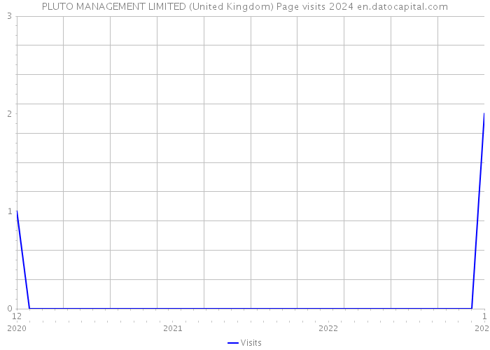 PLUTO MANAGEMENT LIMITED (United Kingdom) Page visits 2024 