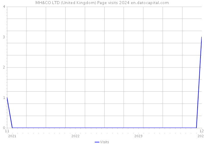 MH&CO LTD (United Kingdom) Page visits 2024 