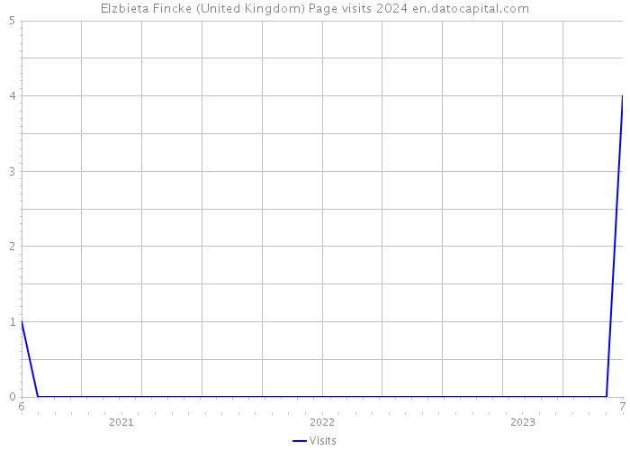 Elzbieta Fincke (United Kingdom) Page visits 2024 