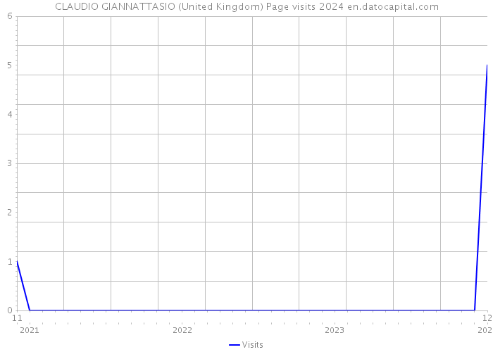 CLAUDIO GIANNATTASIO (United Kingdom) Page visits 2024 