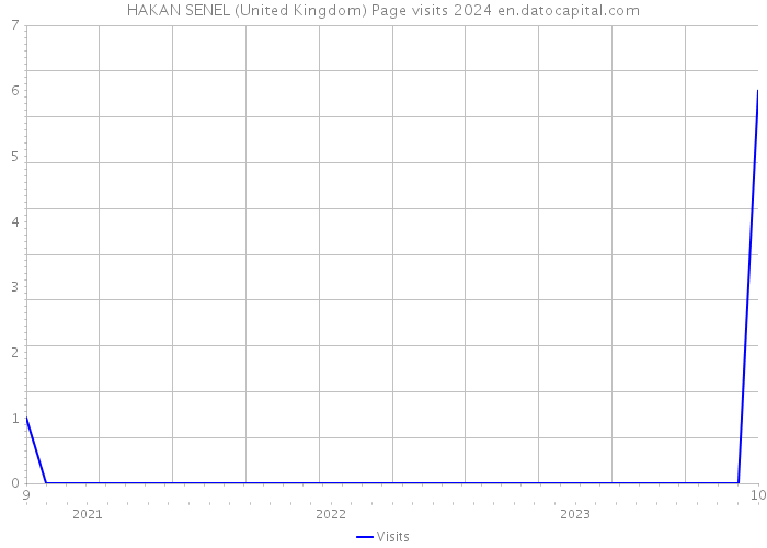 HAKAN SENEL (United Kingdom) Page visits 2024 