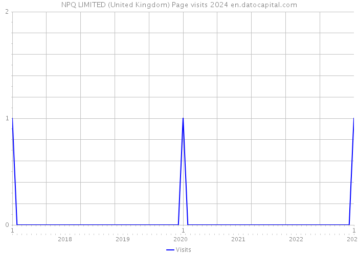 NPQ LIMITED (United Kingdom) Page visits 2024 