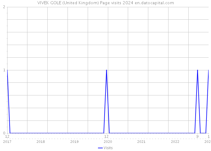 VIVEK GOLE (United Kingdom) Page visits 2024 