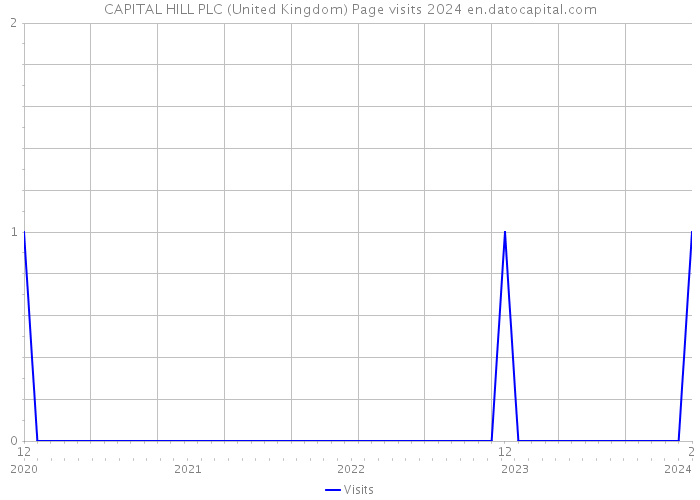 CAPITAL HILL PLC (United Kingdom) Page visits 2024 