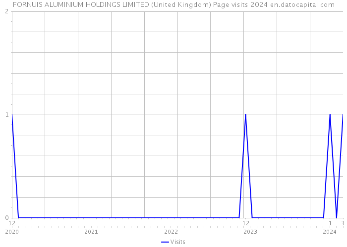 FORNUIS ALUMINIUM HOLDINGS LIMITED (United Kingdom) Page visits 2024 