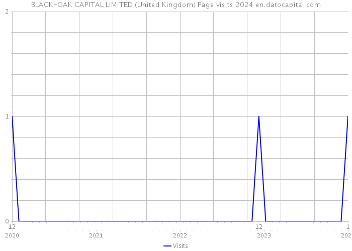 BLACK-OAK CAPITAL LIMITED (United Kingdom) Page visits 2024 