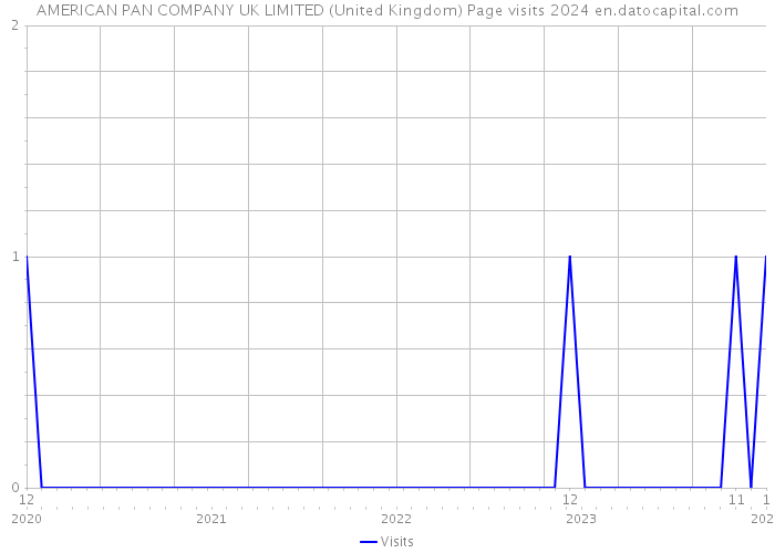 AMERICAN PAN COMPANY UK LIMITED (United Kingdom) Page visits 2024 