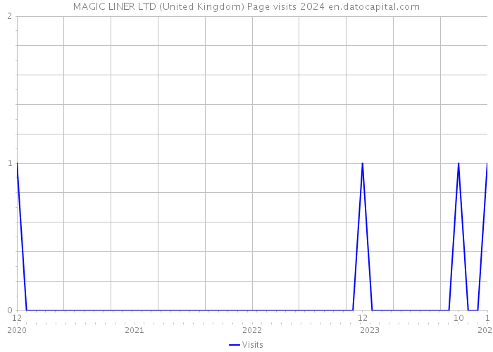 MAGIC LINER LTD (United Kingdom) Page visits 2024 