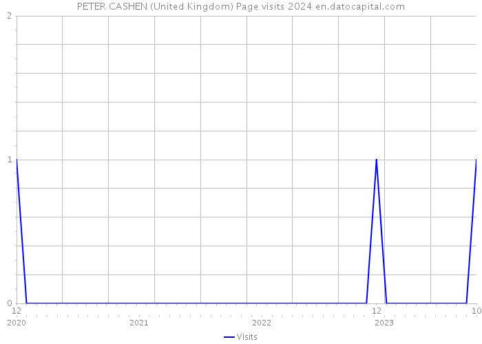 PETER CASHEN (United Kingdom) Page visits 2024 