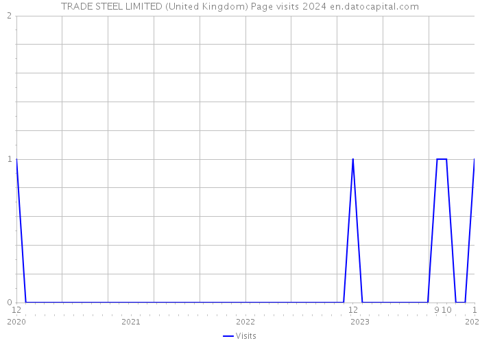 TRADE STEEL LIMITED (United Kingdom) Page visits 2024 