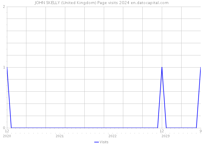 JOHN SKELLY (United Kingdom) Page visits 2024 