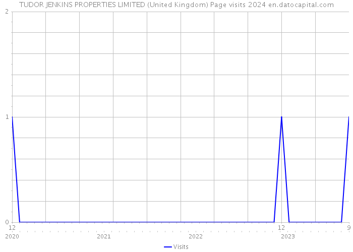 TUDOR JENKINS PROPERTIES LIMITED (United Kingdom) Page visits 2024 
