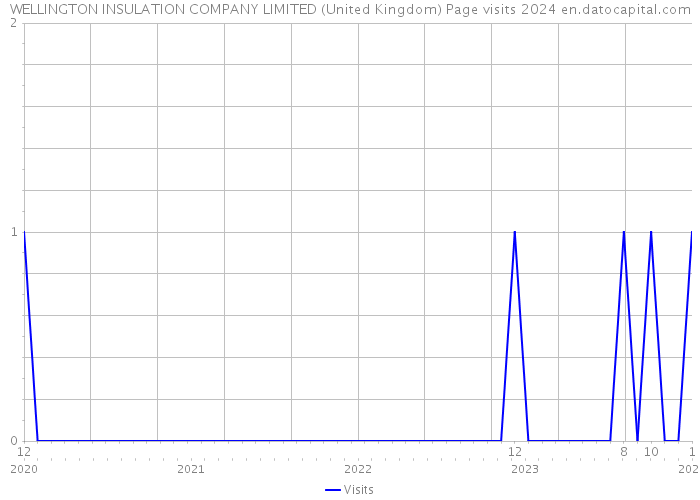 WELLINGTON INSULATION COMPANY LIMITED (United Kingdom) Page visits 2024 