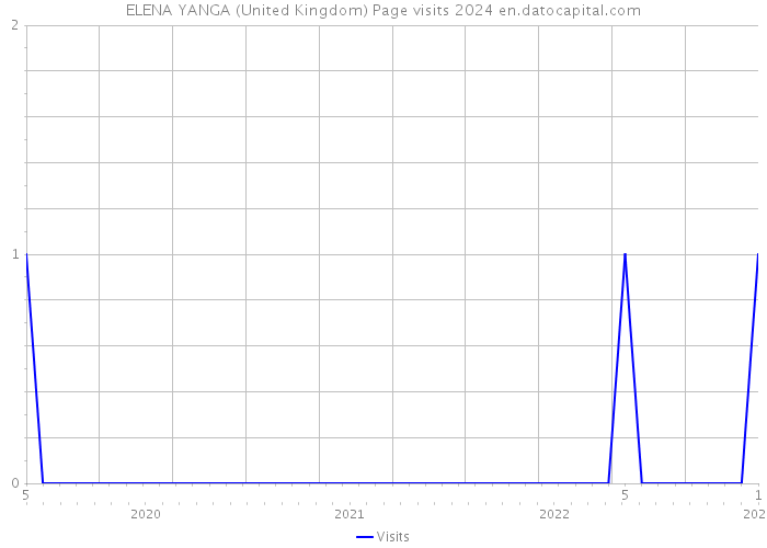 ELENA YANGA (United Kingdom) Page visits 2024 