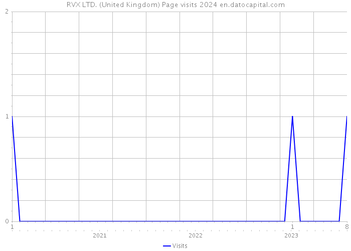 RVX LTD. (United Kingdom) Page visits 2024 