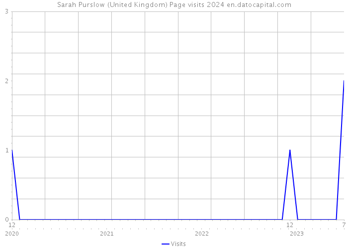 Sarah Purslow (United Kingdom) Page visits 2024 