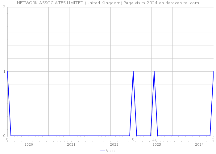 NETWORK ASSOCIATES LIMITED (United Kingdom) Page visits 2024 