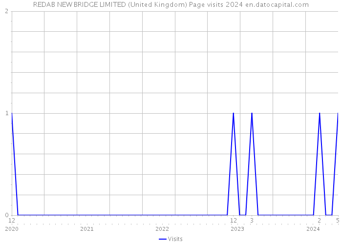 REDAB NEW BRIDGE LIMITED (United Kingdom) Page visits 2024 