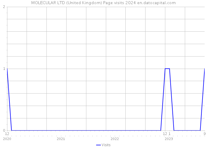MOLECULAR LTD (United Kingdom) Page visits 2024 