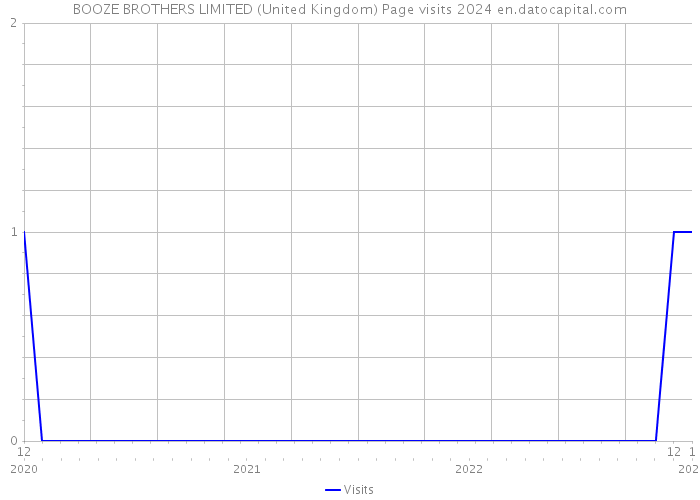 BOOZE BROTHERS LIMITED (United Kingdom) Page visits 2024 