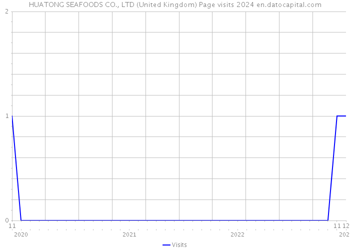 HUATONG SEAFOODS CO., LTD (United Kingdom) Page visits 2024 