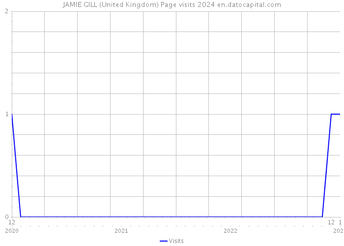JAMIE GILL (United Kingdom) Page visits 2024 