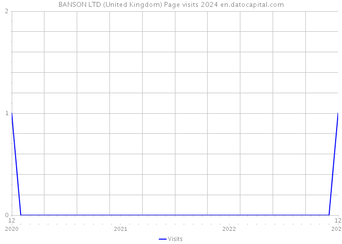 BANSON LTD (United Kingdom) Page visits 2024 