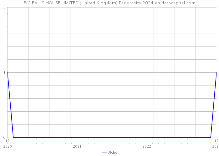 BIG BALLS HOUSE LIMITED (United Kingdom) Page visits 2024 