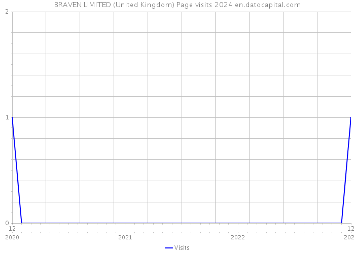 BRAVEN LIMITED (United Kingdom) Page visits 2024 