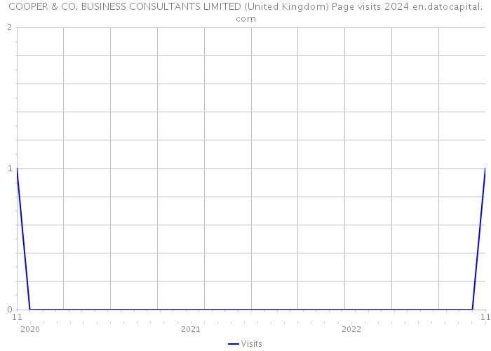 COOPER & CO. BUSINESS CONSULTANTS LIMITED (United Kingdom) Page visits 2024 
