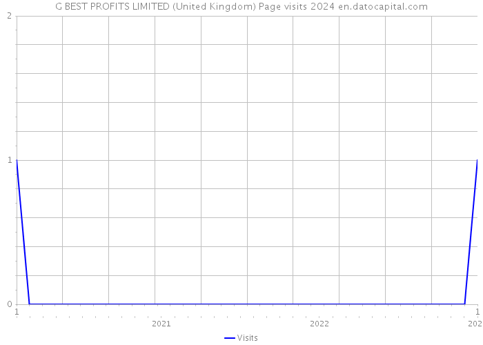 G BEST PROFITS LIMITED (United Kingdom) Page visits 2024 