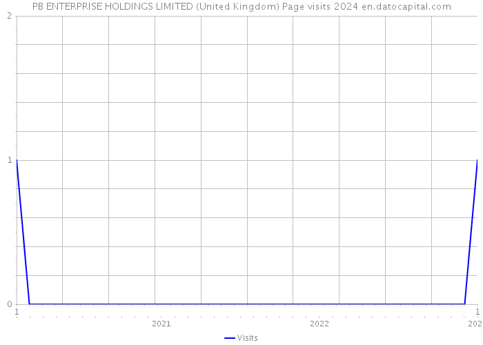 PB ENTERPRISE HOLDINGS LIMITED (United Kingdom) Page visits 2024 