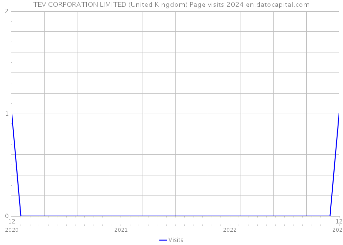 TEV CORPORATION LIMITED (United Kingdom) Page visits 2024 