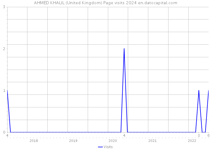 AHMED KHALIL (United Kingdom) Page visits 2024 