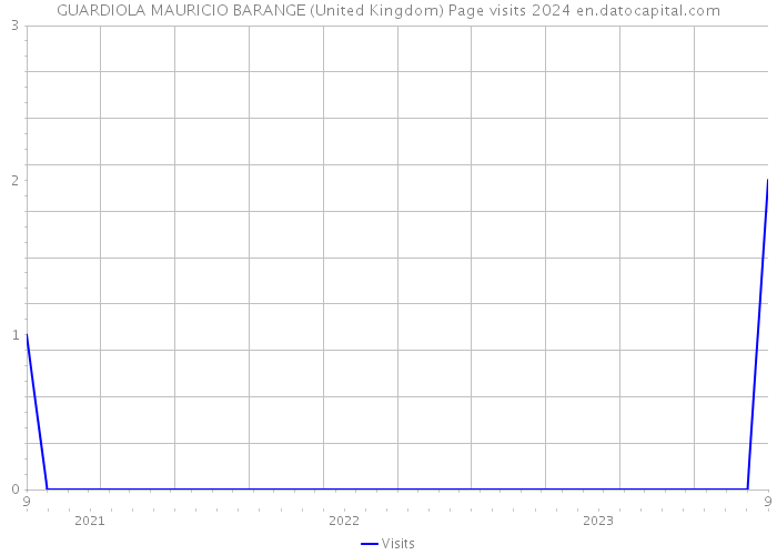 GUARDIOLA MAURICIO BARANGE (United Kingdom) Page visits 2024 