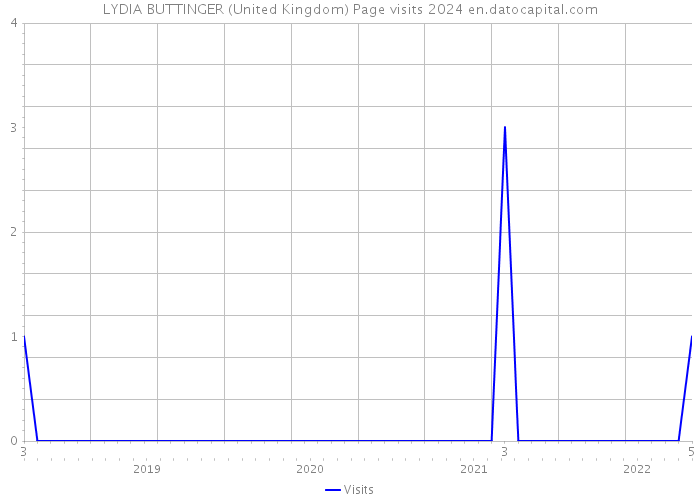 LYDIA BUTTINGER (United Kingdom) Page visits 2024 
