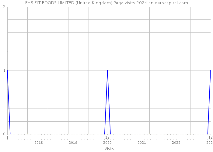 FAB FIT FOODS LIMITED (United Kingdom) Page visits 2024 