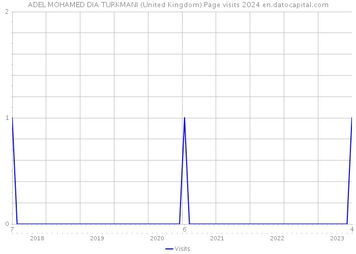 ADEL MOHAMED DIA TURKMANI (United Kingdom) Page visits 2024 