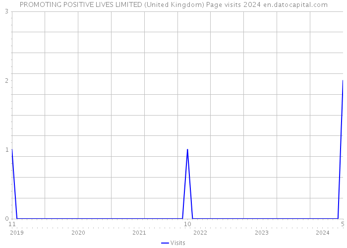 PROMOTING POSITIVE LIVES LIMITED (United Kingdom) Page visits 2024 