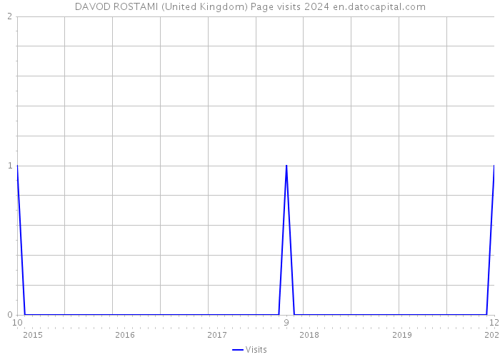 DAVOD ROSTAMI (United Kingdom) Page visits 2024 
