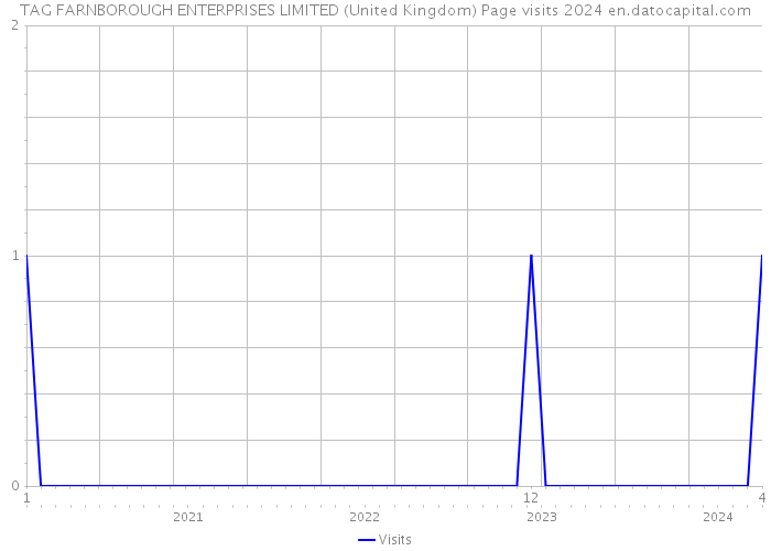 TAG FARNBOROUGH ENTERPRISES LIMITED (United Kingdom) Page visits 2024 