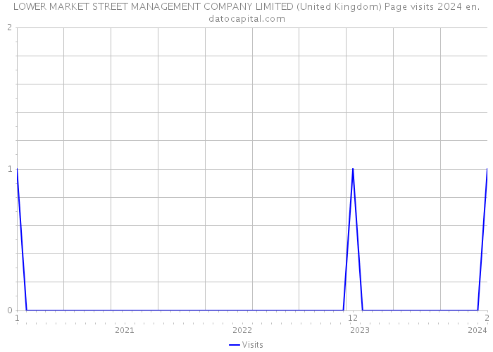 LOWER MARKET STREET MANAGEMENT COMPANY LIMITED (United Kingdom) Page visits 2024 