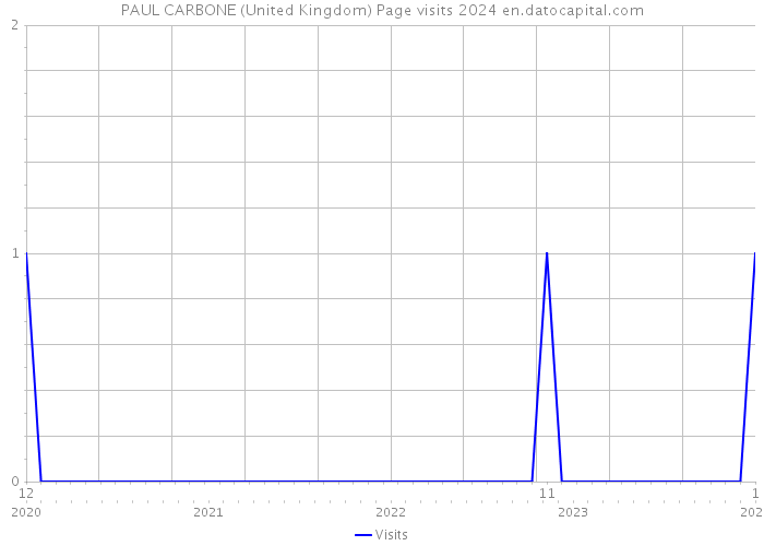 PAUL CARBONE (United Kingdom) Page visits 2024 